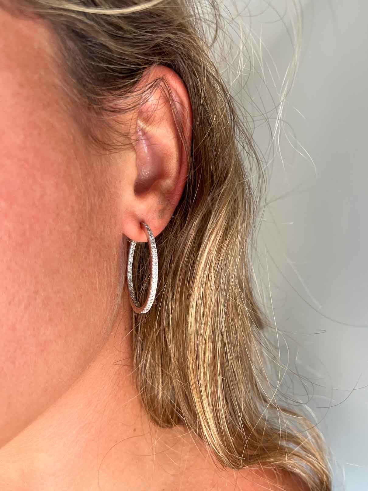 EPIDAURO, pendientes de plata con circonitas