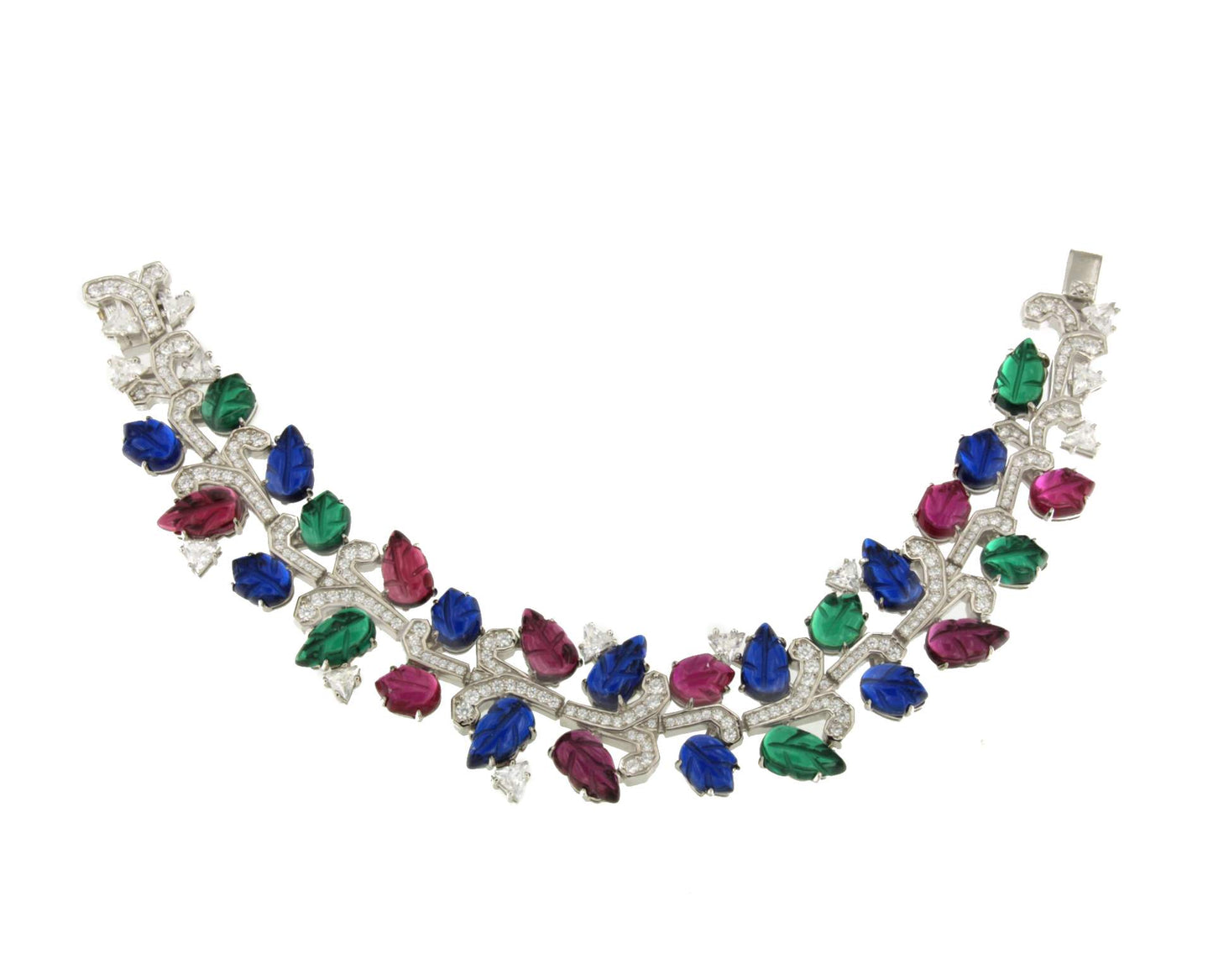 FRIDA bracelet, with colored stones in sterling silver