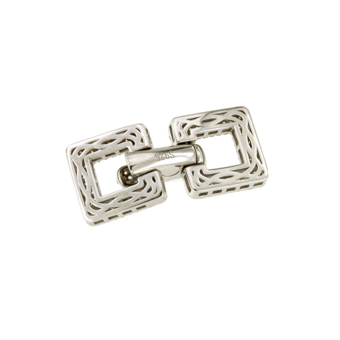 KOSOVO necklace clasp in sterling silver and cubic zirconia