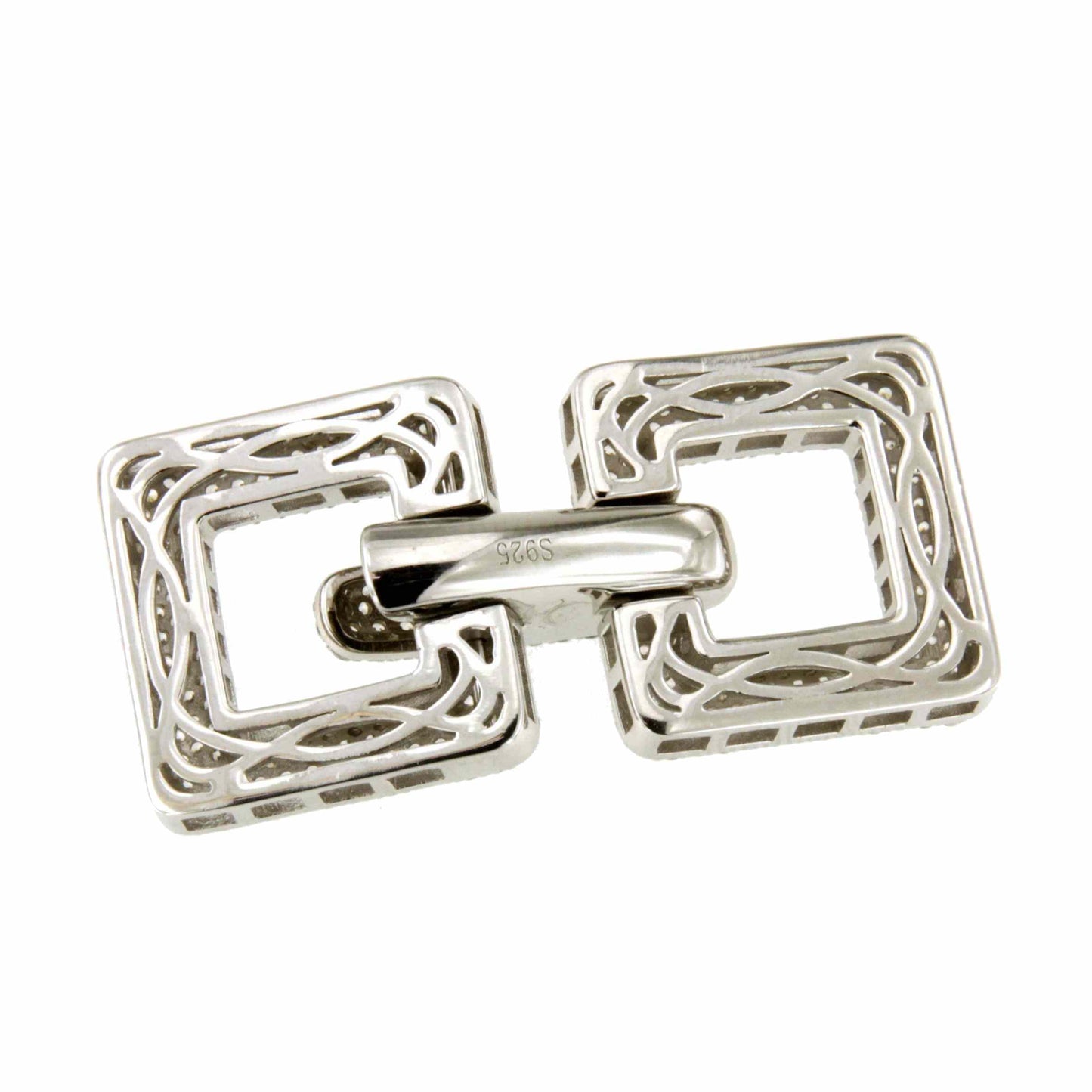 KOSOVO necklace clasp in sterling silver and cubic zirconia