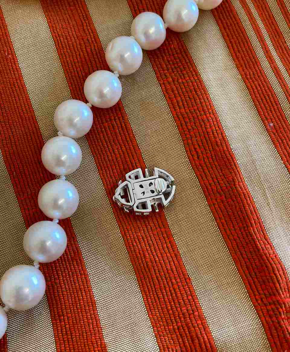 MYANMAR clasp in sterling silver and cubic zirconia