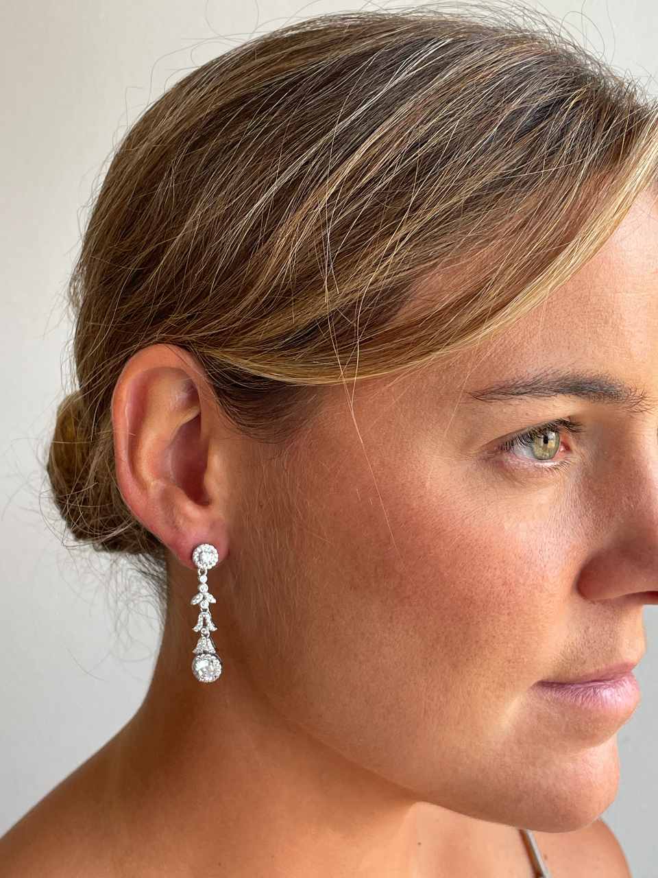 Copenhagen detachable earrings in sterling silver with cubic zirconia