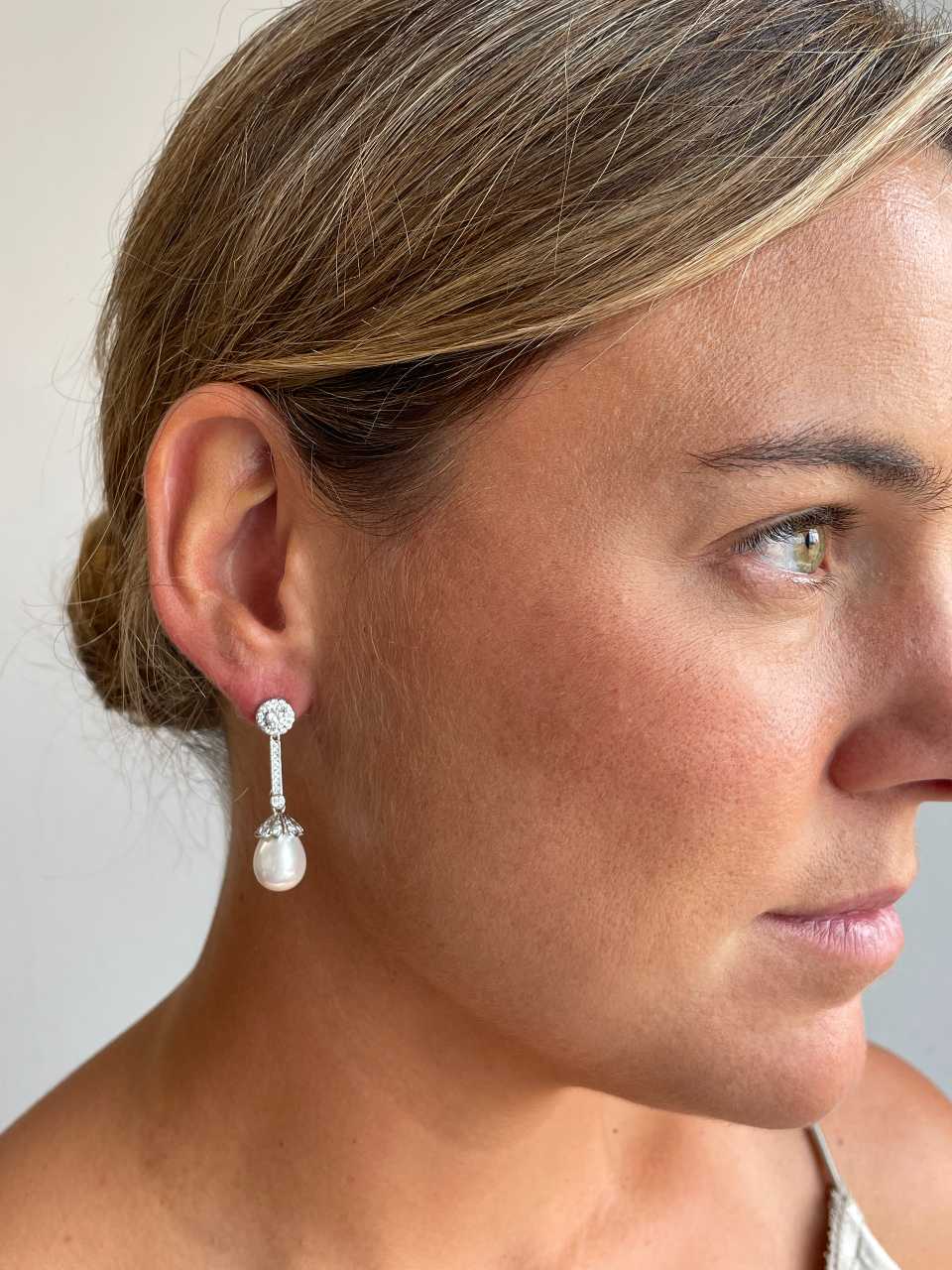 Copenhagen detachable earrings in sterling silver with cubic zirconia