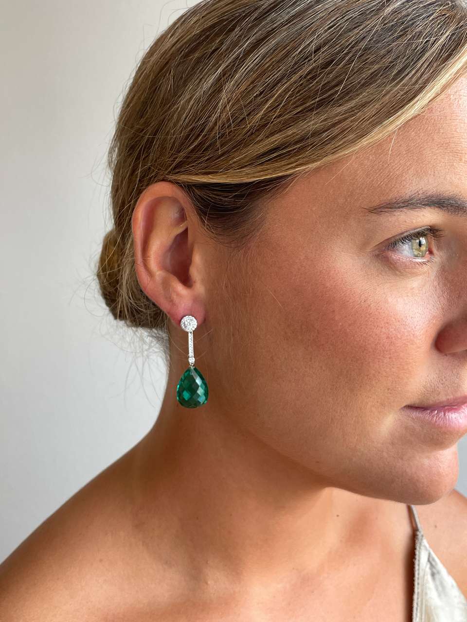 Copenhagen detachable earrings in sterling silver with cubic zirconia