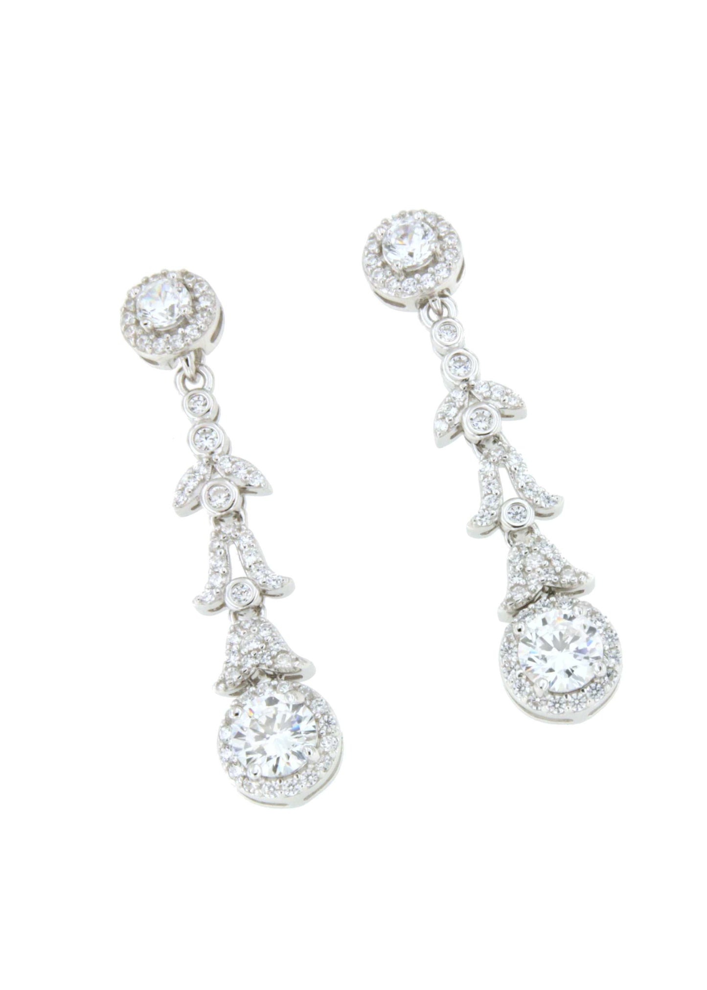 Copenhagen detachable earrings in sterling silver with cubic zirconia