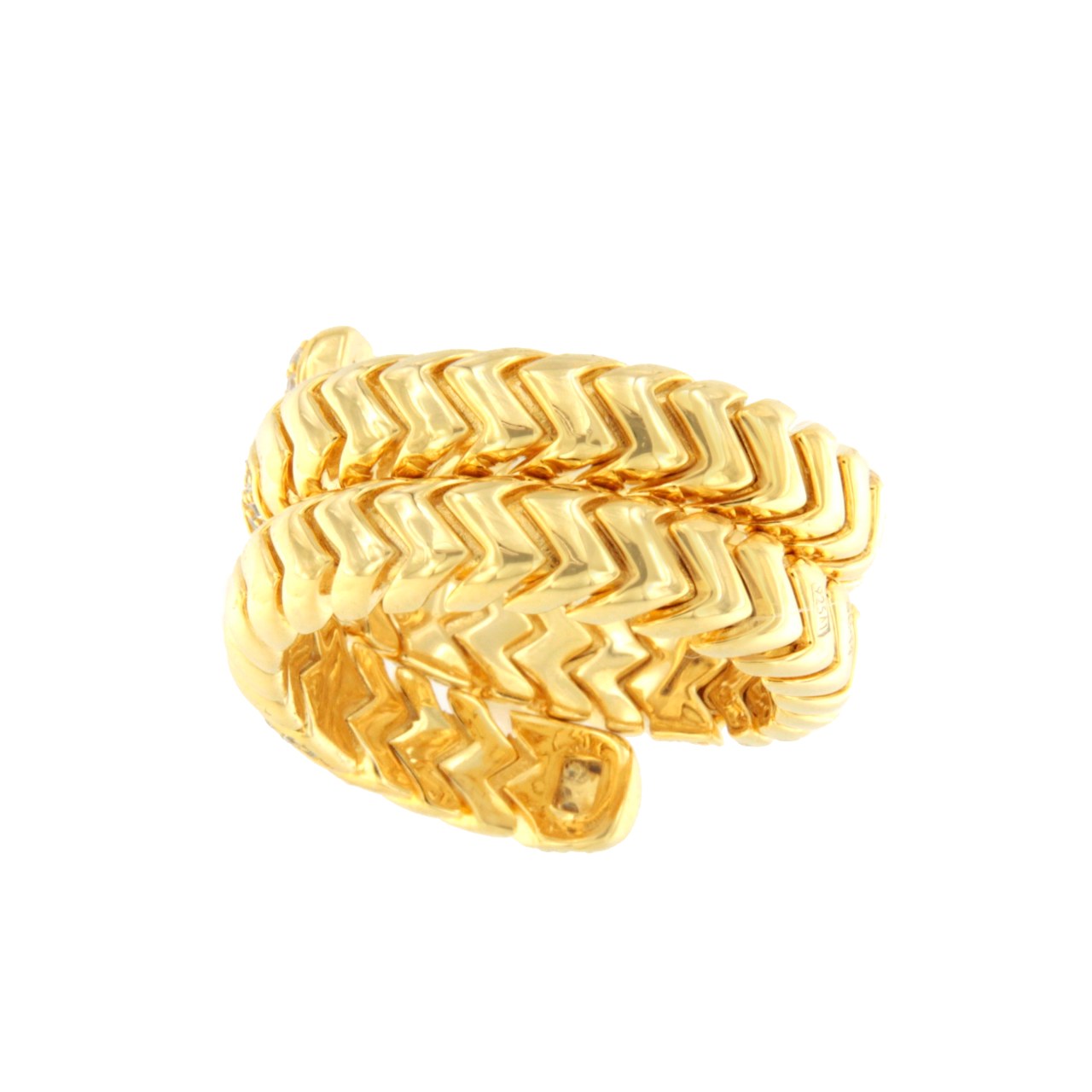 Anillo RIMA plata 1ª ley bañada oro 18 ktes