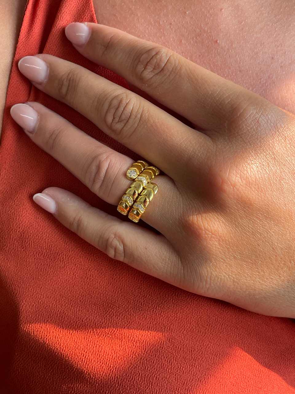 Anillo VELA plata 1ª ley bañada oro 18 ktes