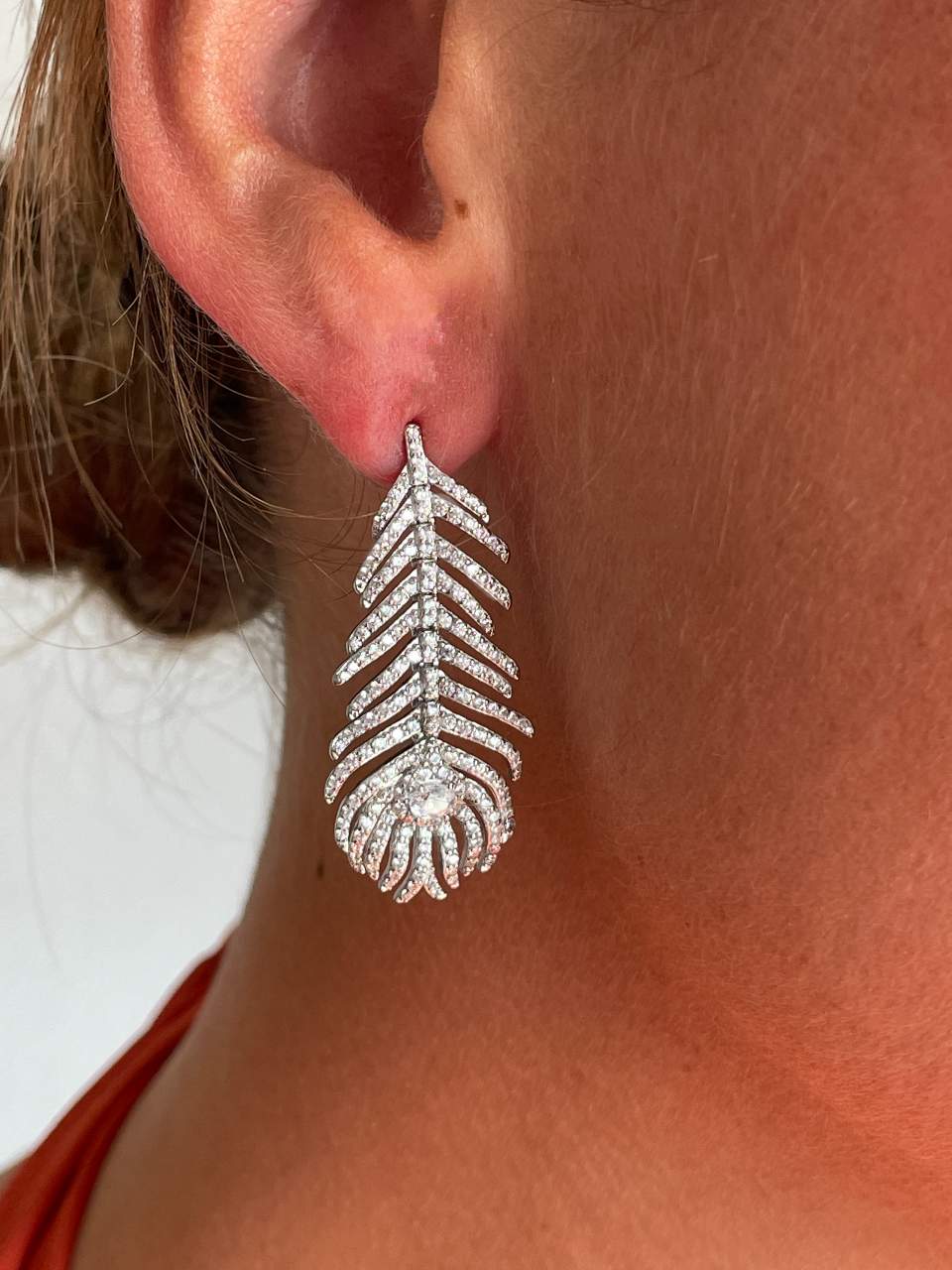 Pendiente BRISA en plata 925 ml circonitas