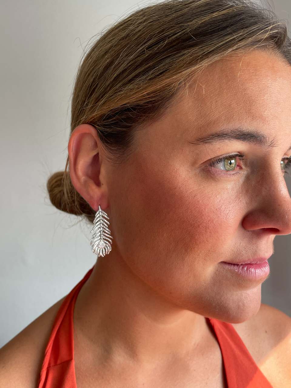 Pendiente BRISA en plata 925 ml circonitas