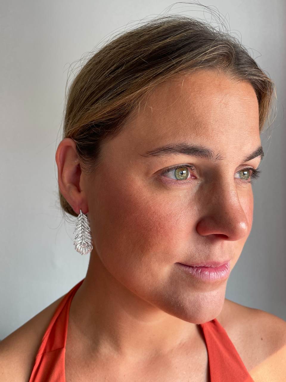 Pendiente BRISA en plata 925 ml circonitas