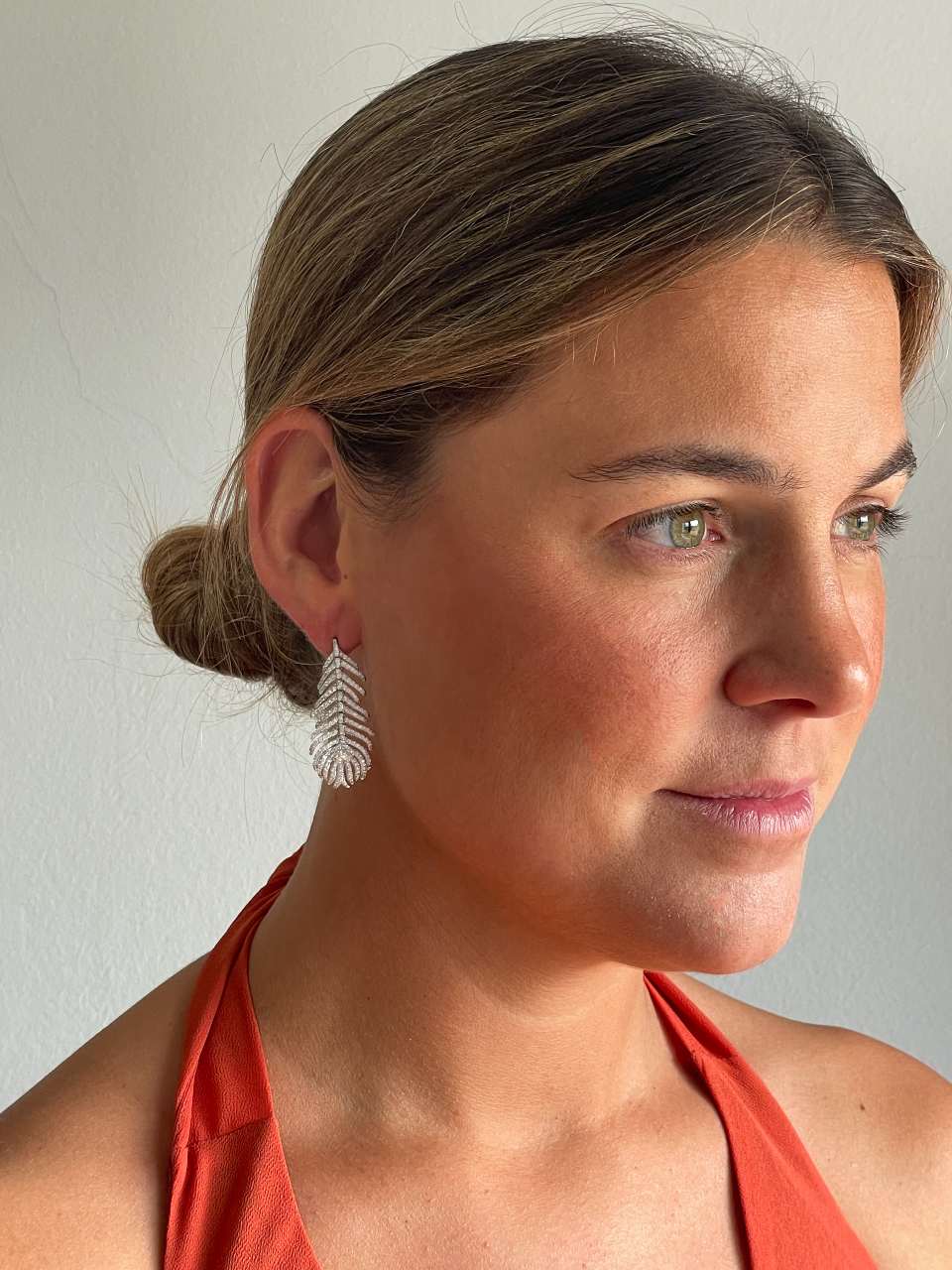 Pendiente BRISA en plata 925 ml circonitas