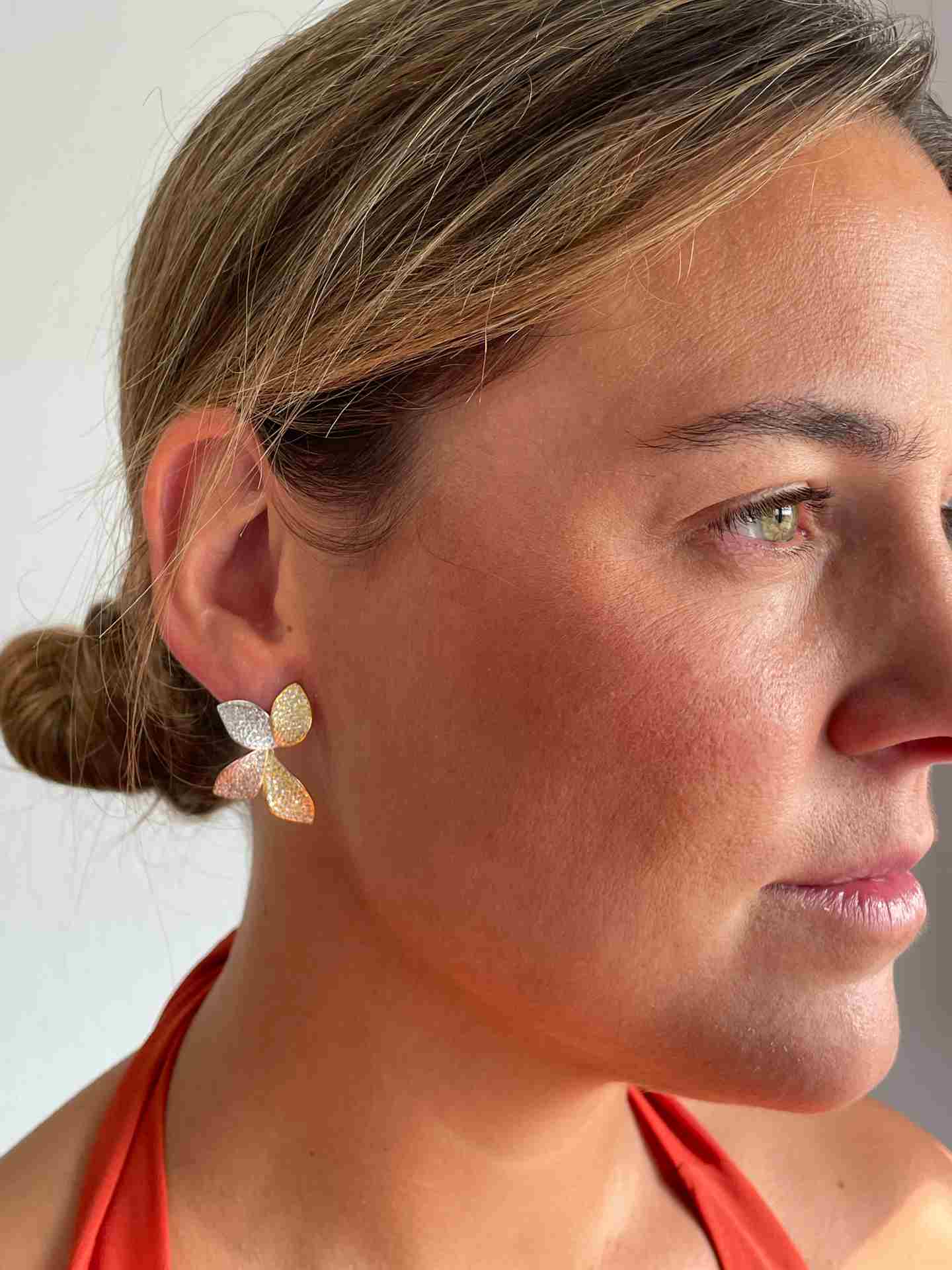 Pendientes ALAIA en plata de ley con circonitas