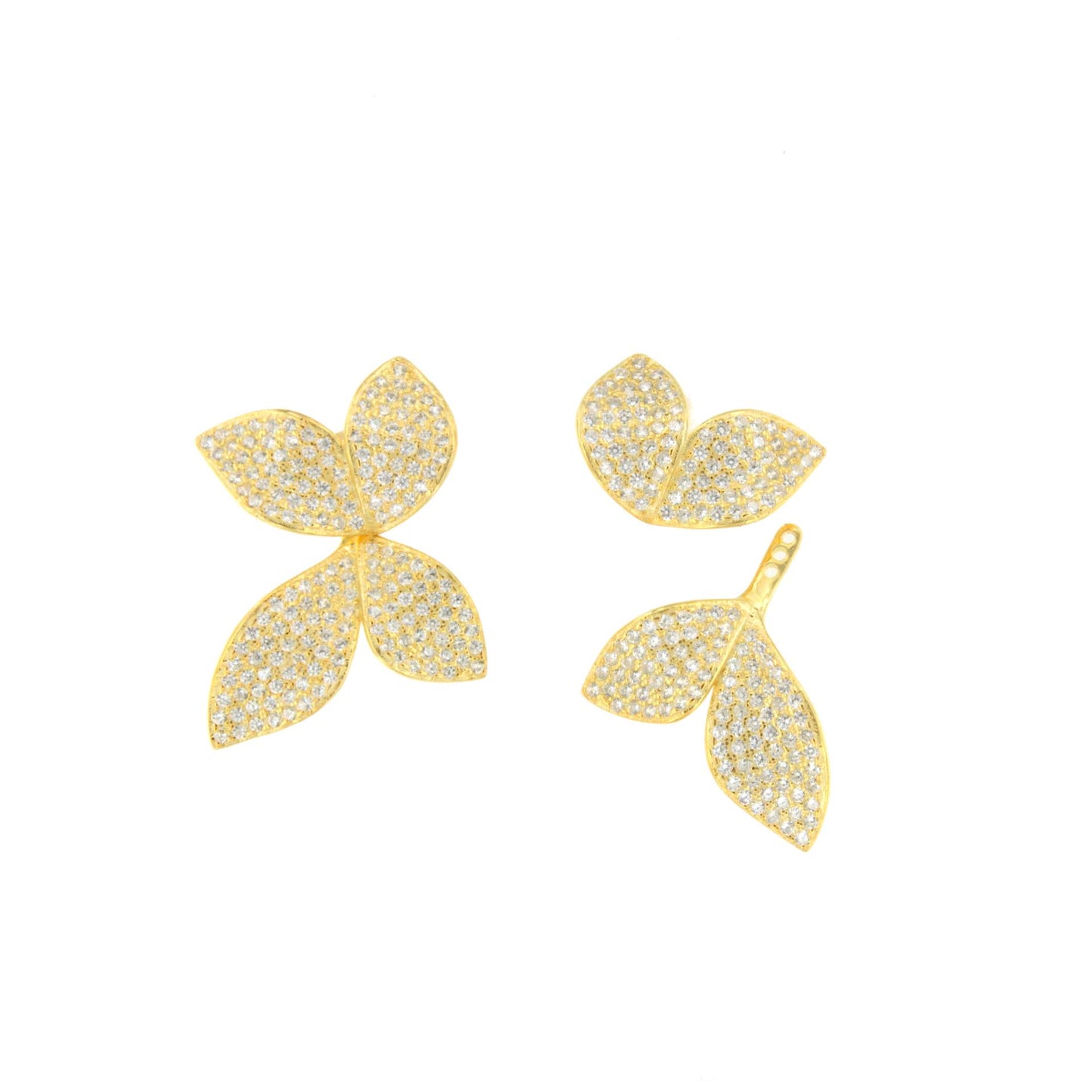 Pendientes ALAIA en plata de ley con circonitas