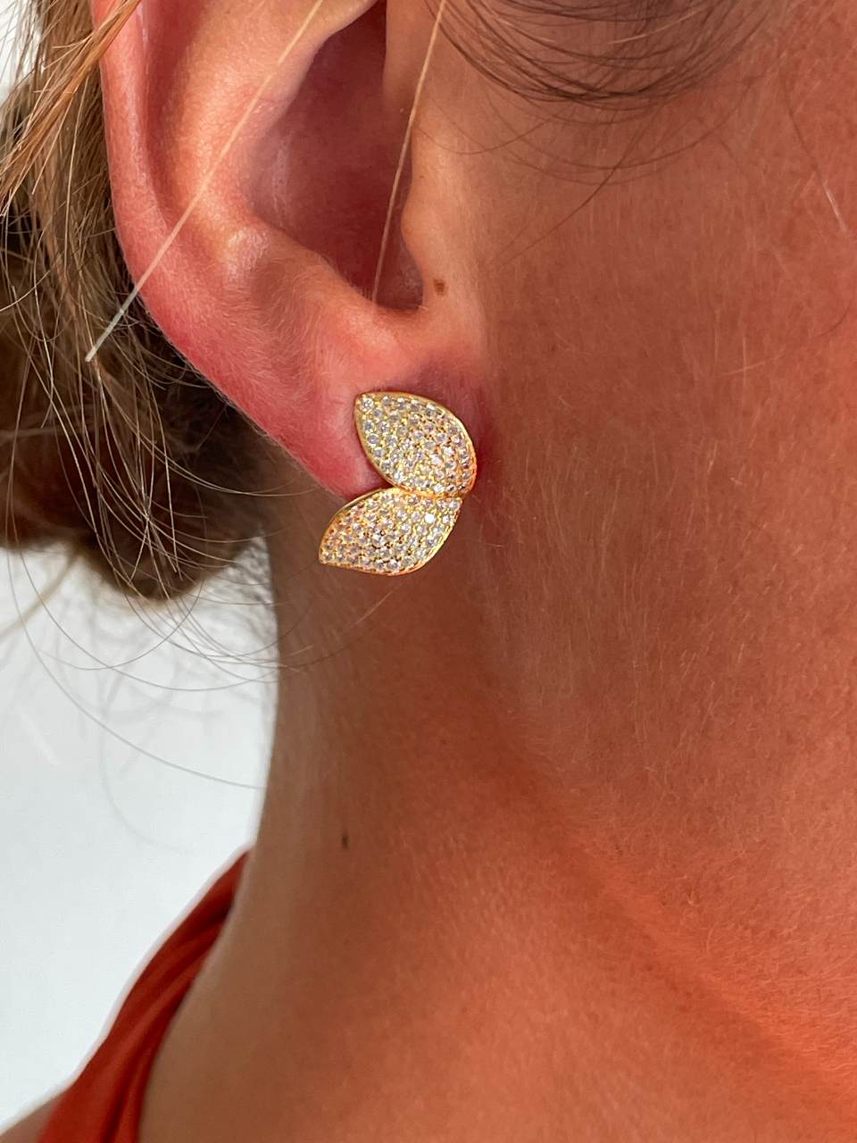 Pendientes ALAIA en plata de ley con circonitas