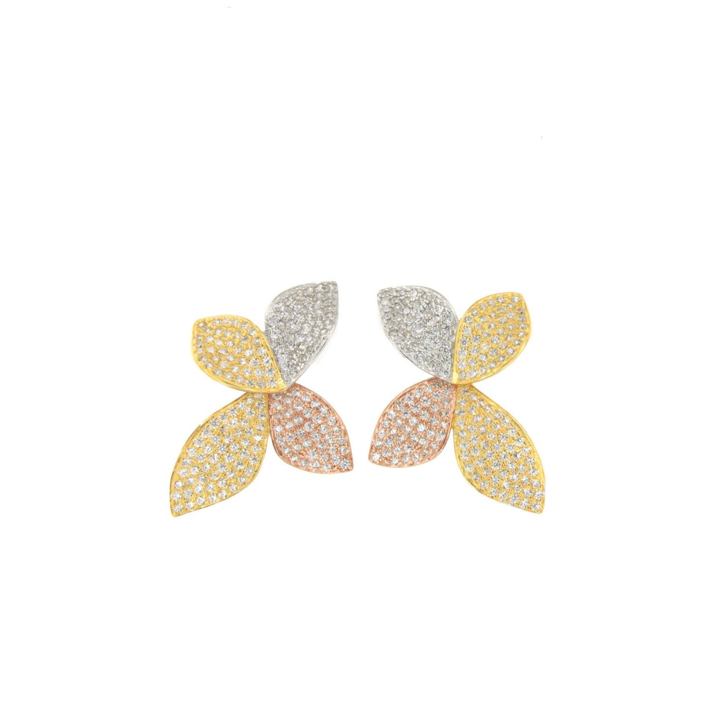 Pendientes ALAIA en plata de ley con circonitas