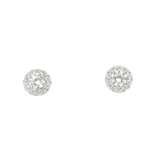 BONAIRE earrings in sterling silver with cubic zirconia