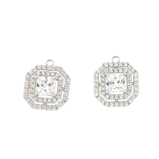 Colgantes JAMAICA desmontables en plata con circonitas