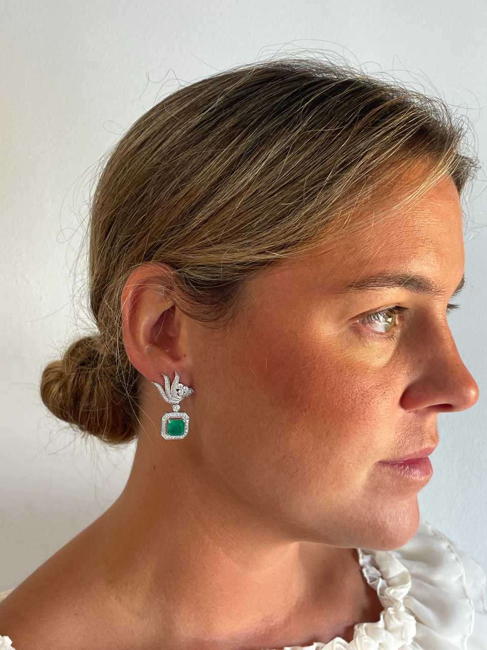 Pendientes HOLBOX desmontables en plata con circonitas