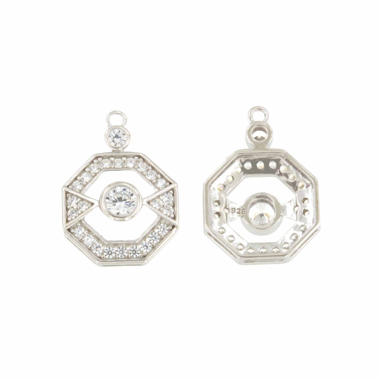 Colgantes TULUM , para pendientes desmontables art decó