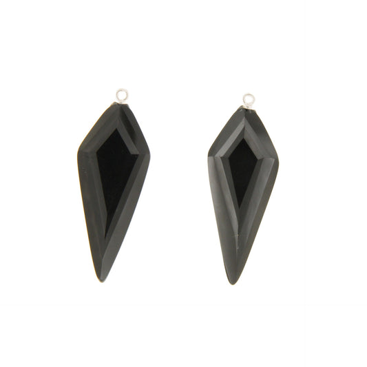 ECLIPSE onyx knobs for detachable earrings