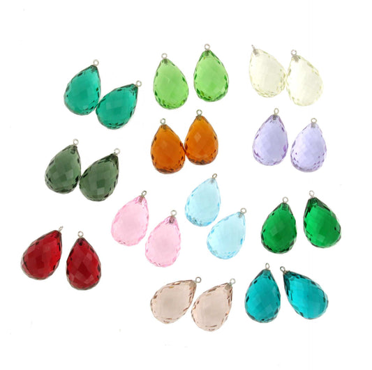 PANAMA colored quartz knobs for detachable earrings