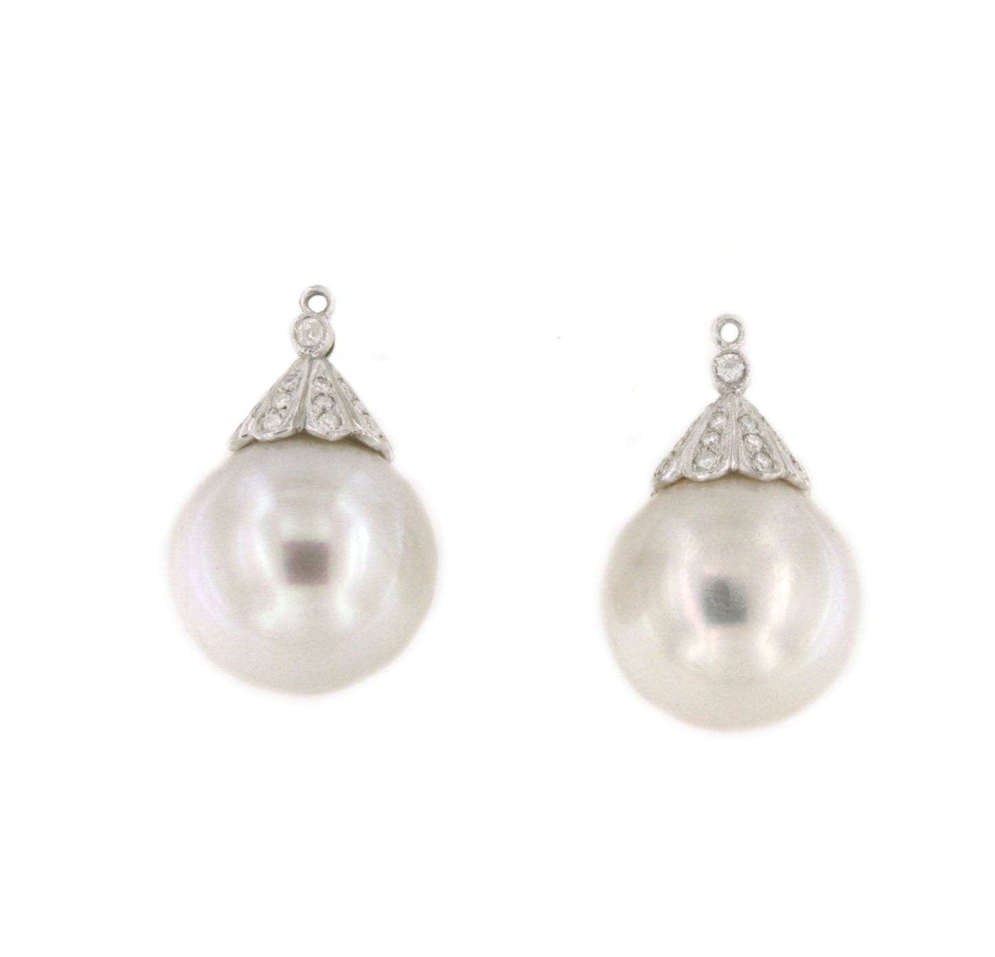 Perlas australianas CALMA con casquilla desmontable.