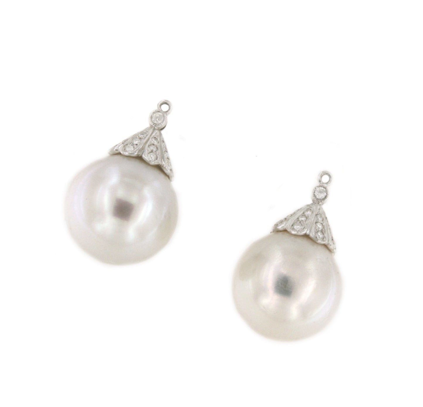 Perlas australianas CALMA con casquilla desmontable.