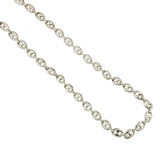 LIRA chain in 925 silver, mm link, boat chain
