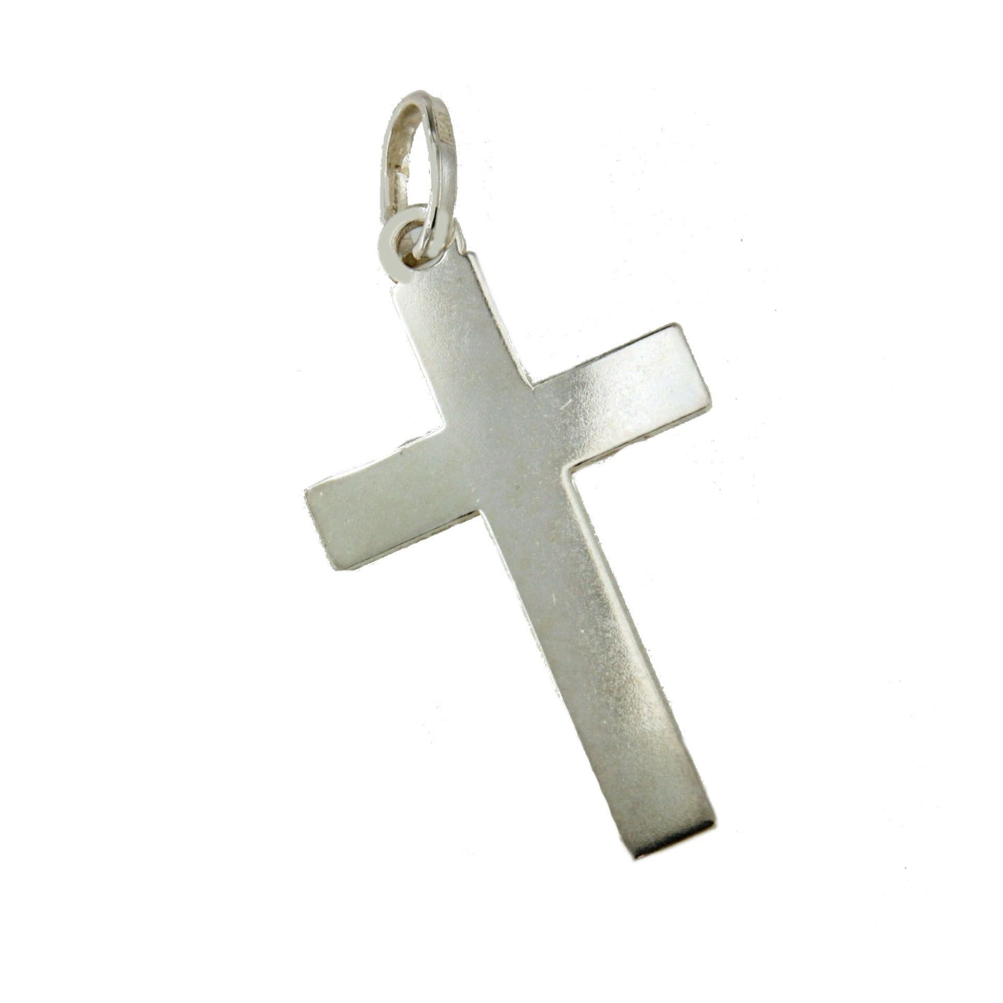 Cruz CASTOR en plata 1ª Ley de 975 ml con Cristo en relieve