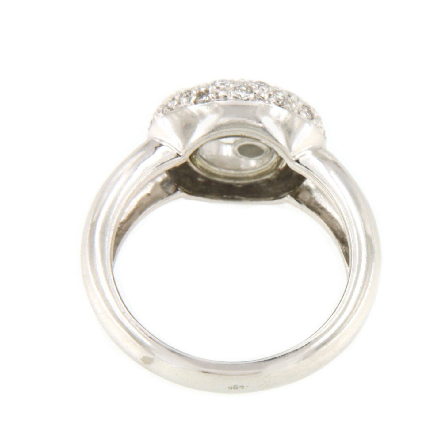 Anillo TORREJON de oro blanco de 18 ktes con brillantes