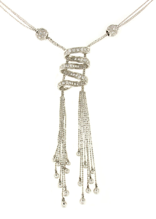 DARBY choker in 18k white gold with diamonds