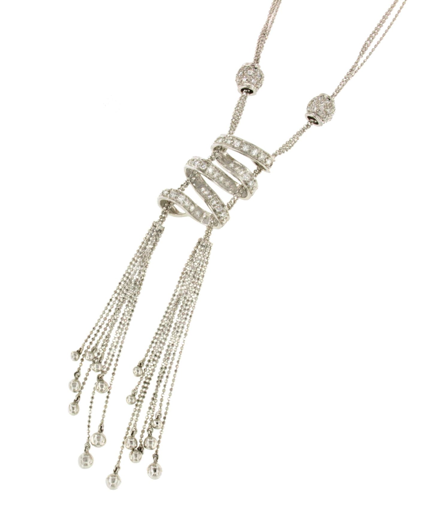 DARBY choker in 18k white gold with diamonds