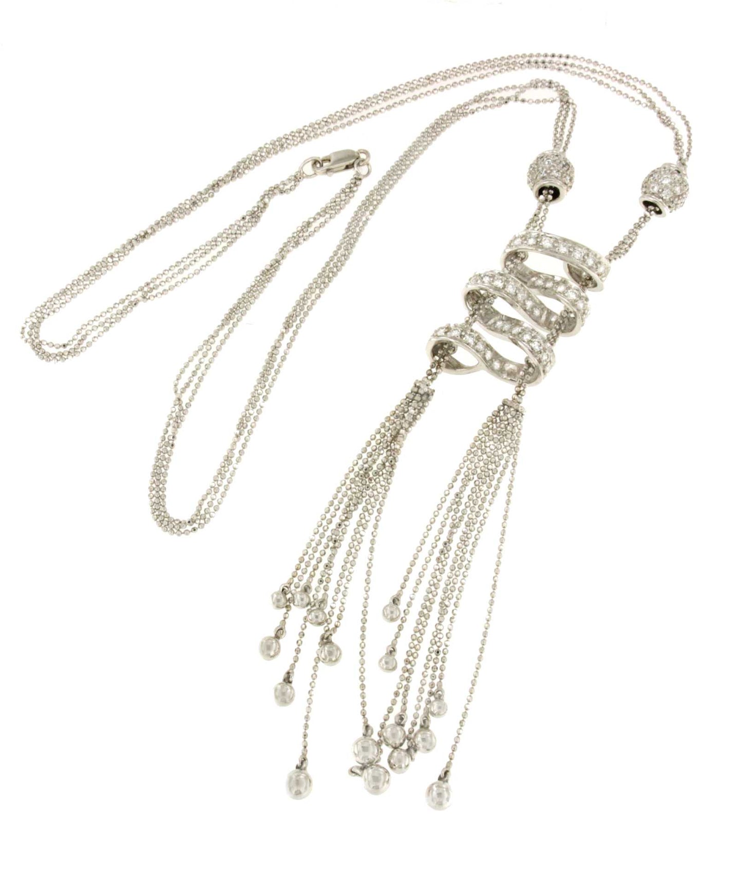 DARBY choker in 18k white gold with diamonds