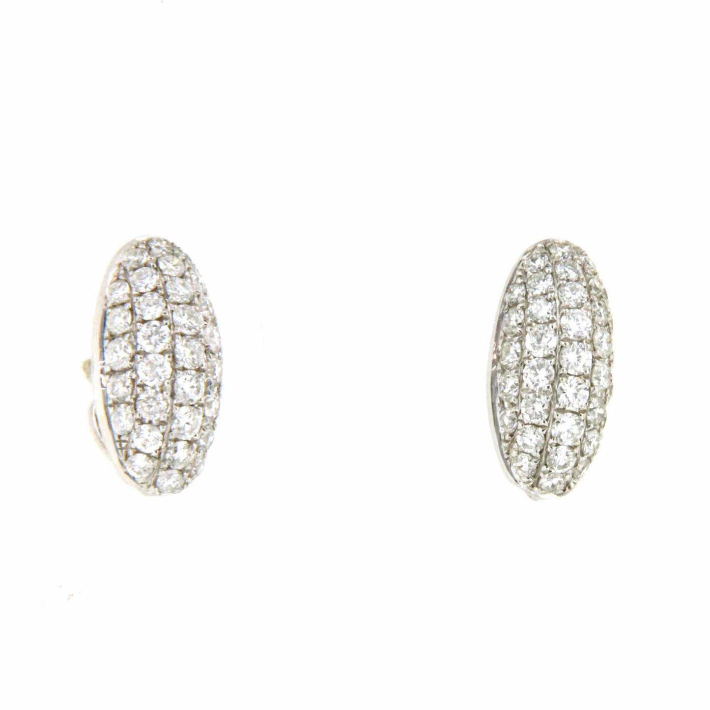 SINES detachable earring in 18k white gold with diamonds