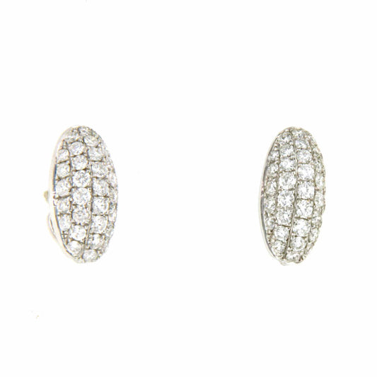 SINES detachable earring in 18k white gold with diamonds