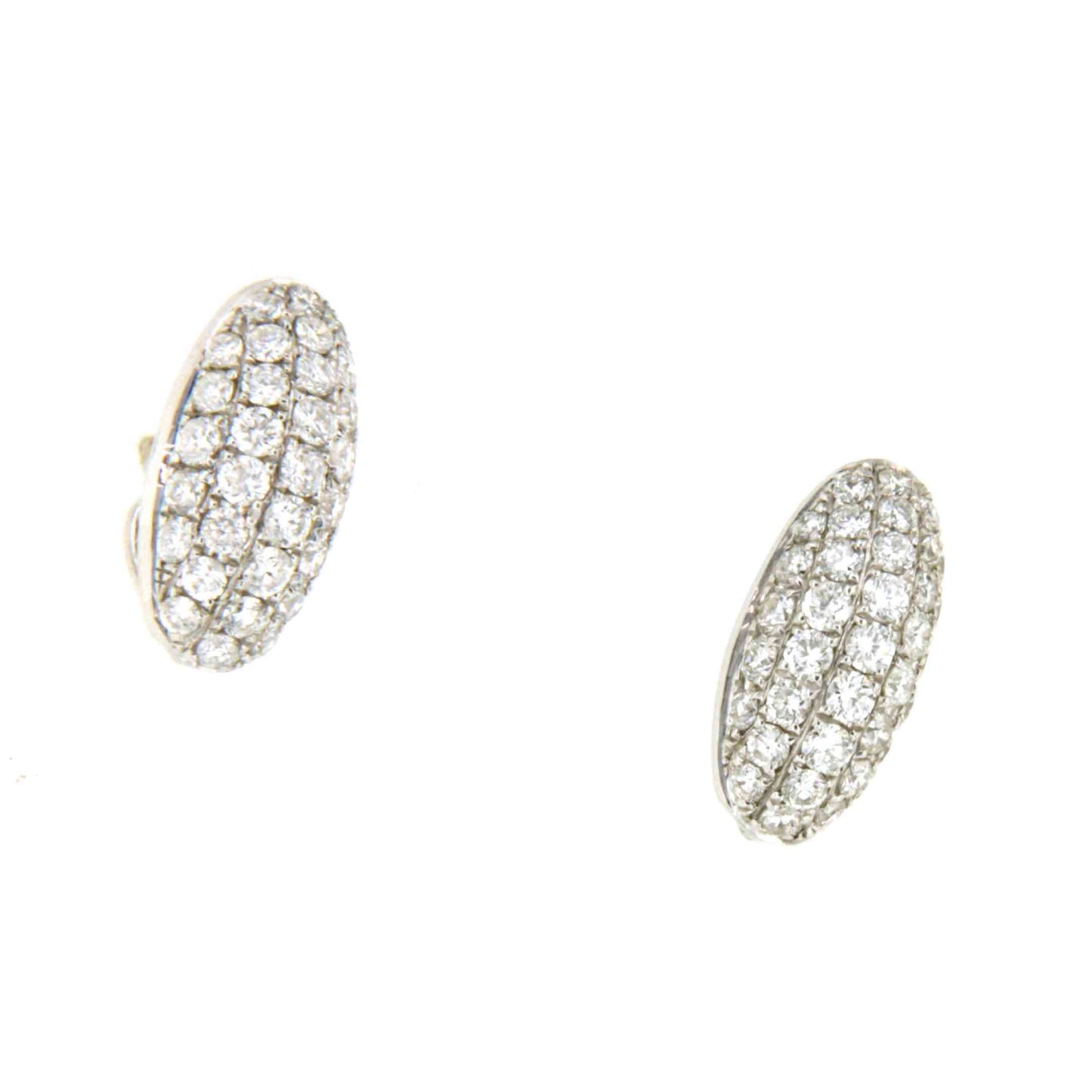 SINES detachable earring in 18k white gold with diamonds