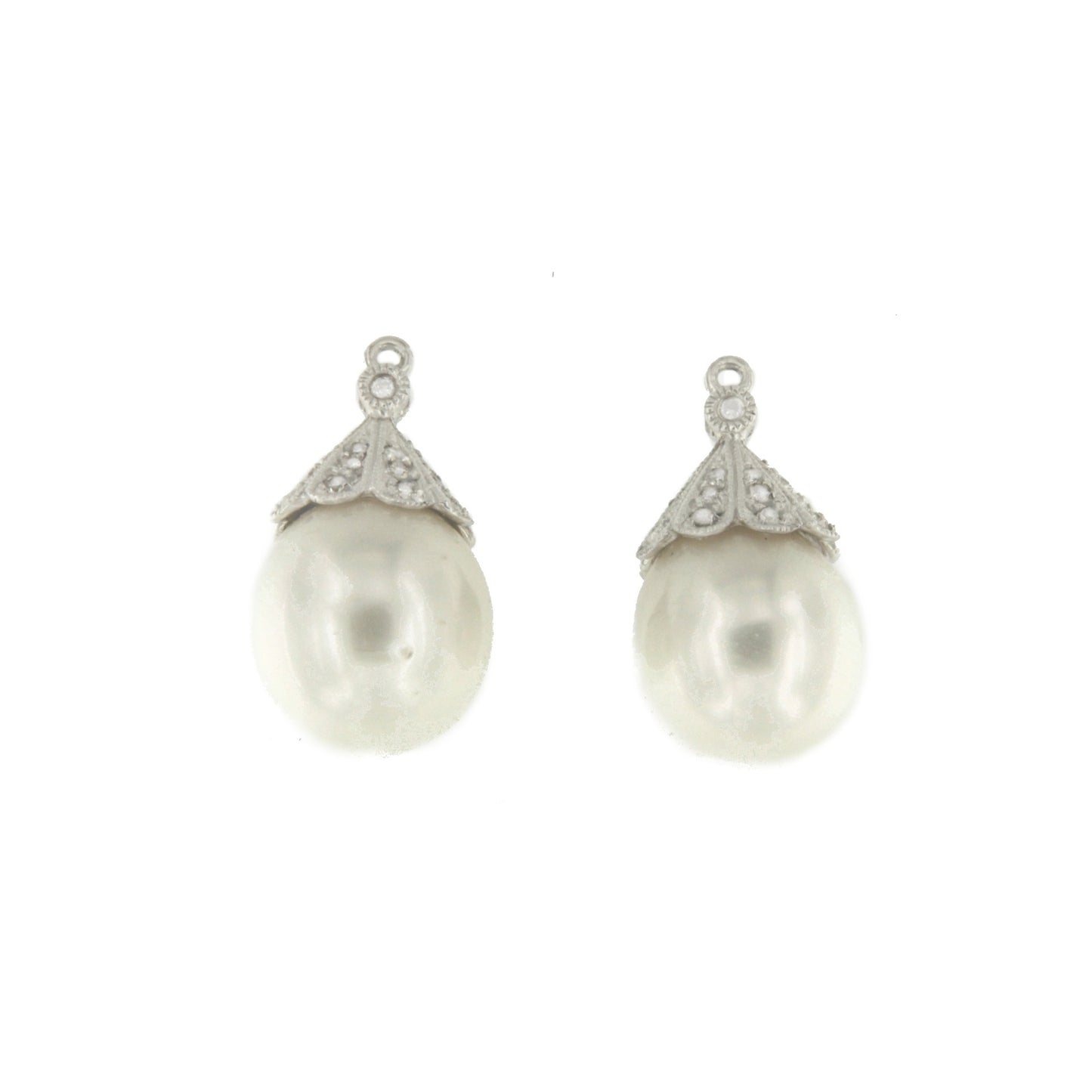 Perlas australianas CALMA con casquilla desmontable.