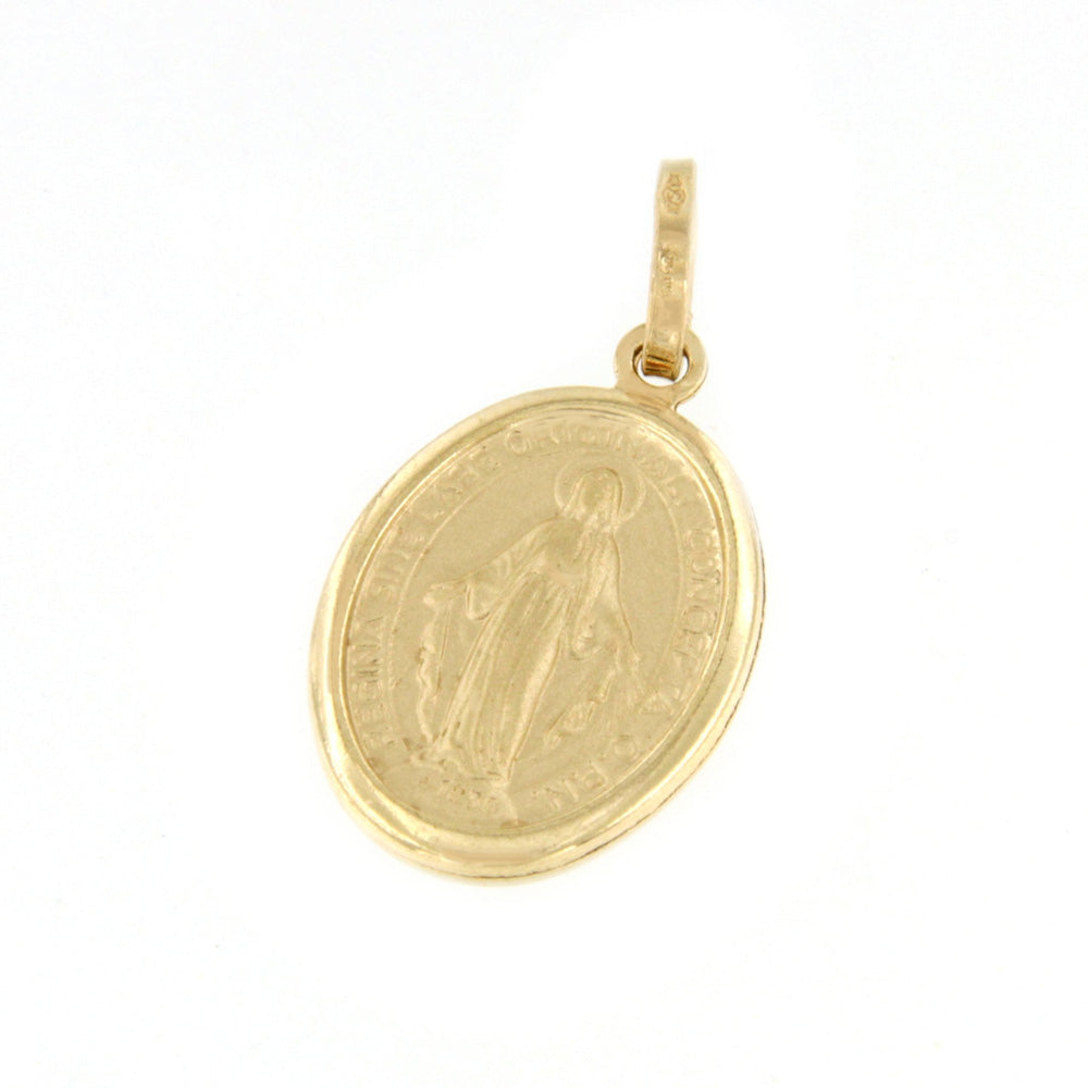 MIMOSA Medal of the Virgin of the Miraculous Medal in 18 karat gold