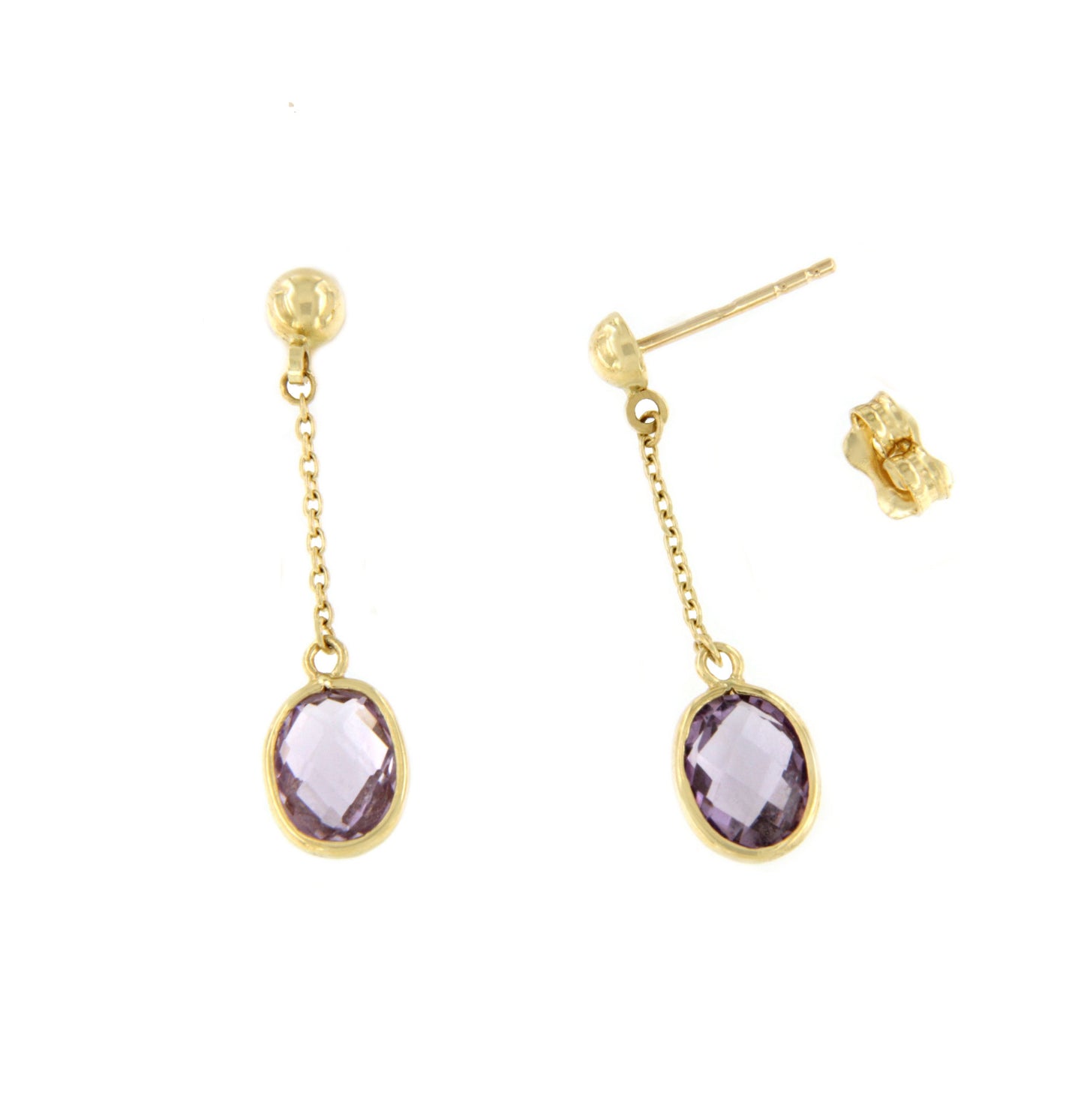 NARIÑO pendant in 18k yellow gold with amethyst