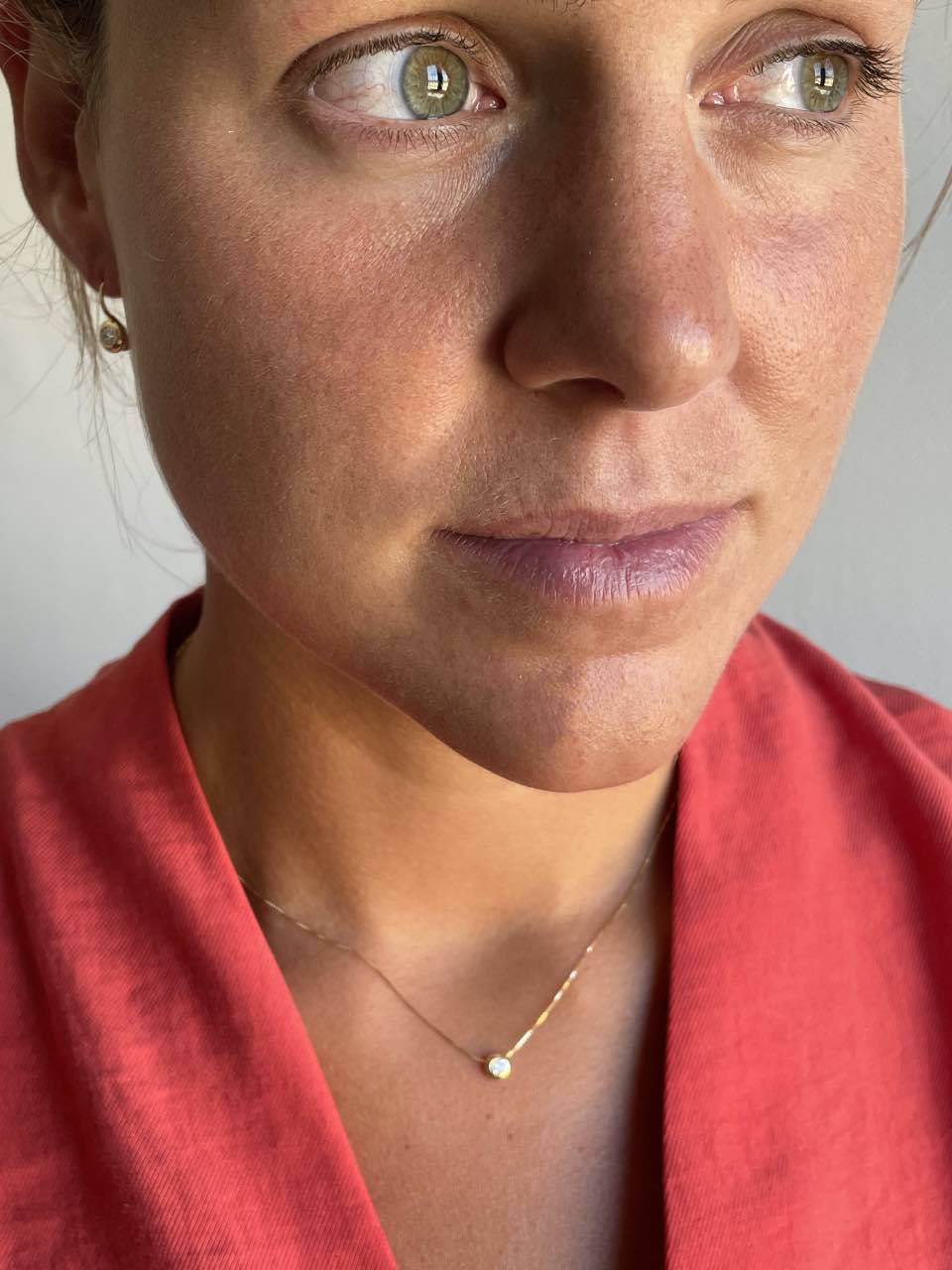 LAGES choker pendant and chain in 18k yellow gold with cubic zirconia