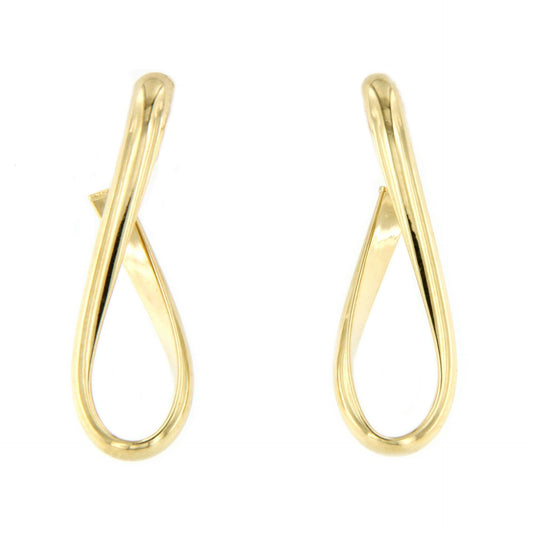 GRATO designer earrings in 18-karat yellow gold