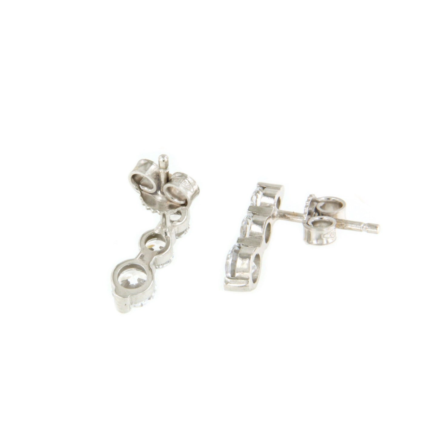 VARZIM pendant with cubic zirconia in 18-karat white gold