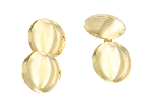 CAJU double cufflinks in 18k yellow gold