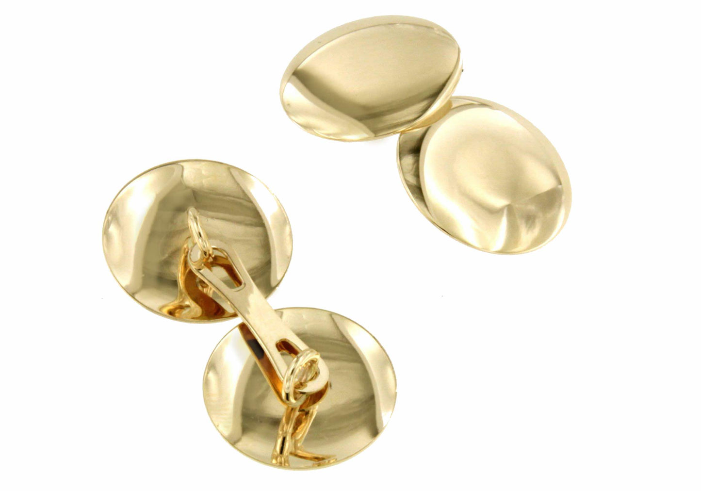 CAJU double cufflinks in 18k yellow gold