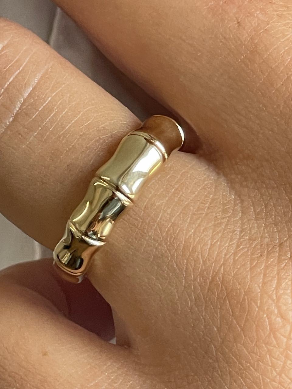 FANDANGO ring in plain 18-karat yellow gold