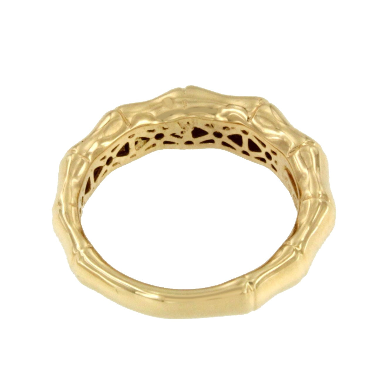 FANDANGO ring in plain 18-karat yellow gold