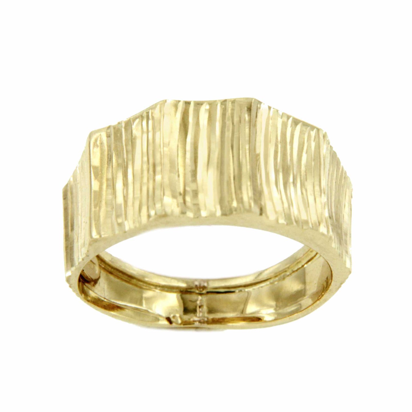 Anillo LIRIO lucido en oro amarillo de 18 kilates