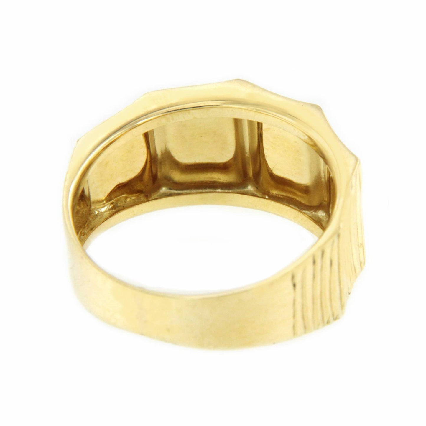 Anillo LIRIO lucido en oro amarillo de 18 kilates