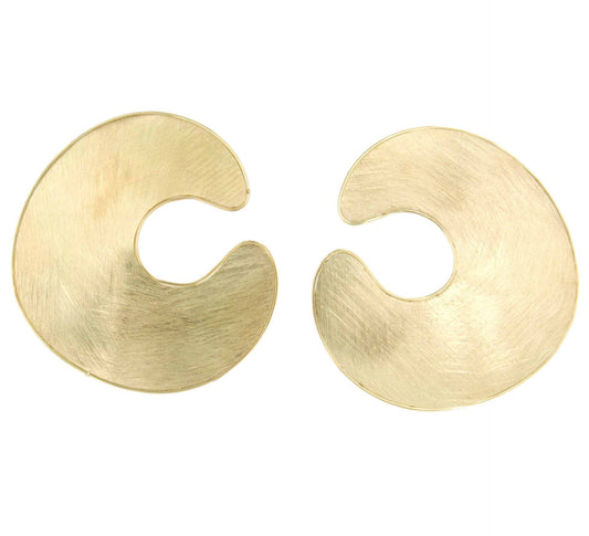 Large MARGARITA earrings in 18k yellow gold