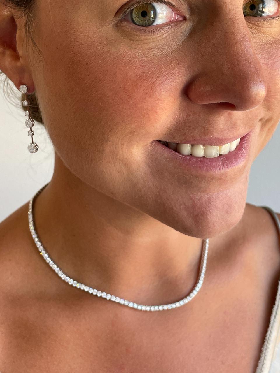 DIEPPE diamond riviere choker in 18k white gold